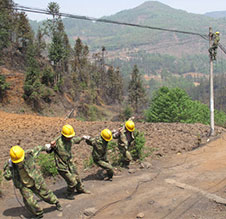 “飛鴿葫蘆在通信線路建設